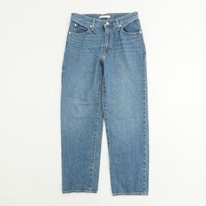 Levi's 94 Baggy Jeans Womens Size 28 Blue Denim High Rise Relaxed Fit Cotton